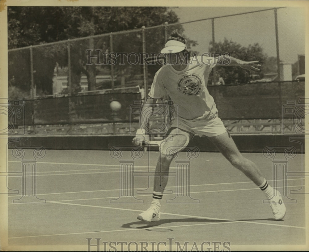 1979 Press Photo Paul Crozier, McFarlin Tennis Player - sas07388- Historic Images