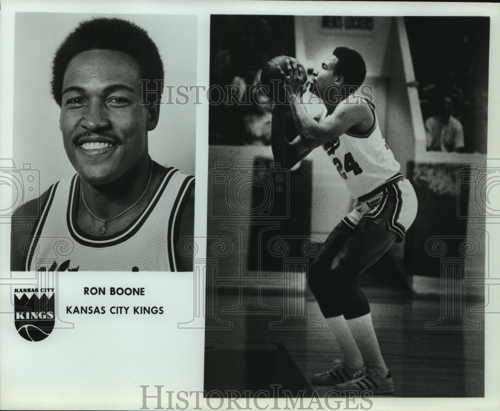 Press Photo Kansas City Kings basketball player Ron Boone - sas07503- Historic Images