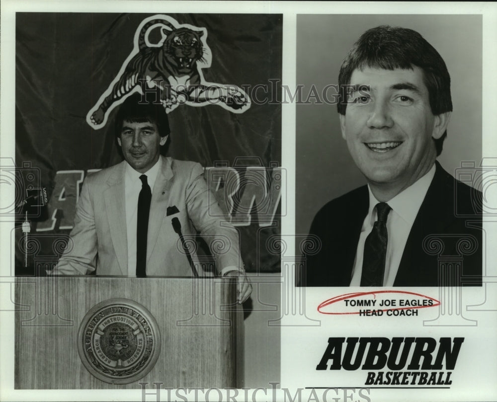 Press Photo Tommy Joe Eagles, Auburn Basketball Head Coach - sas07511- Historic Images