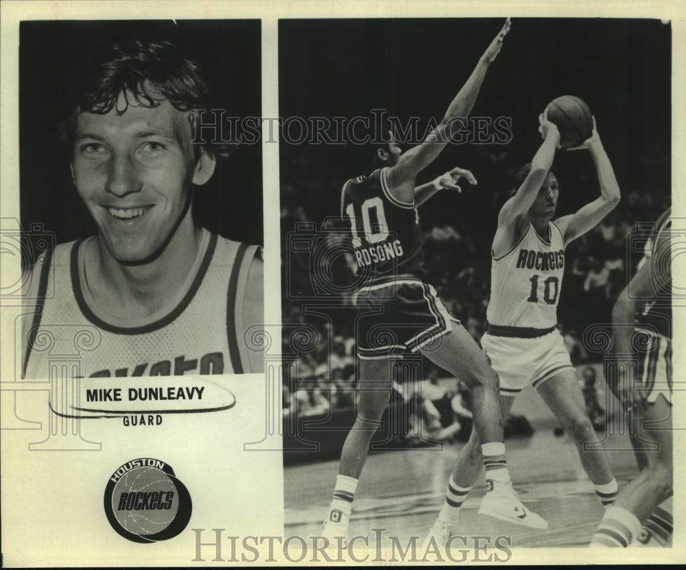 Press Photo Houston Rockets basketball player Mike Dunleavy - sas07520- Historic Images