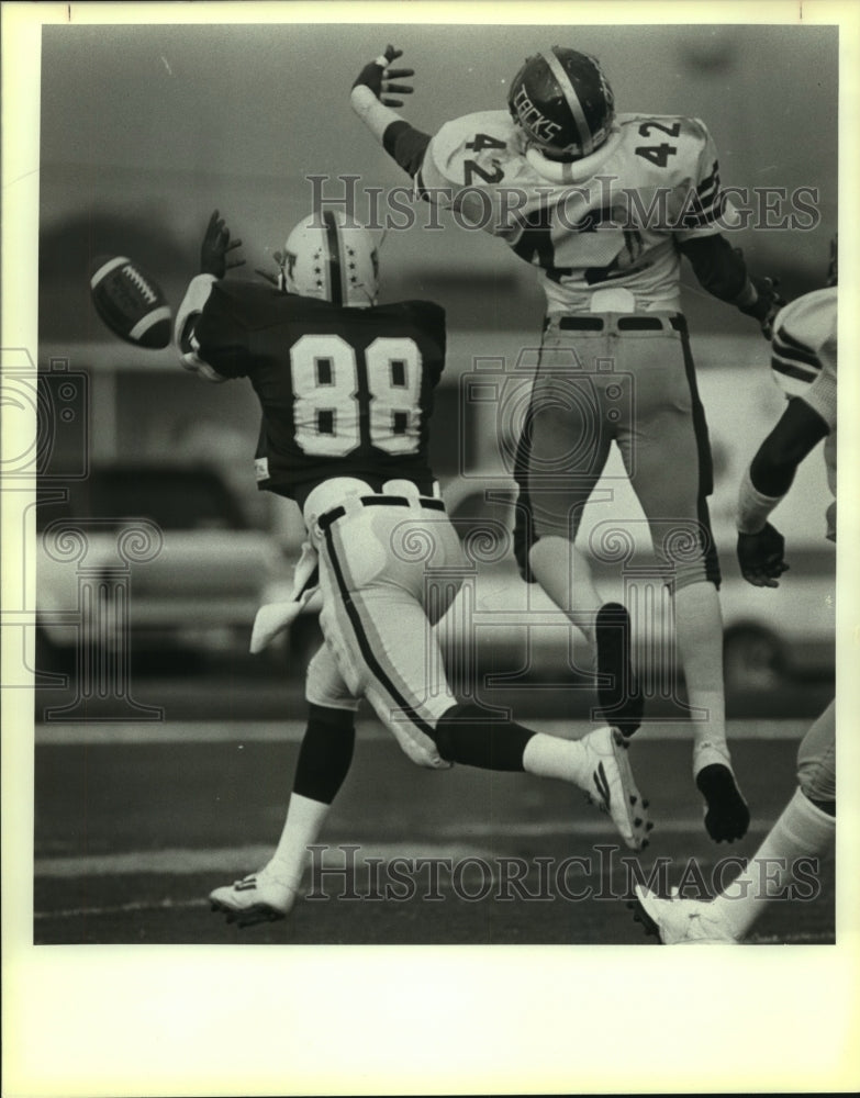 1984 Press Photo Southwest Texas plays the Jacks in college football - sas07532- Historic Images
