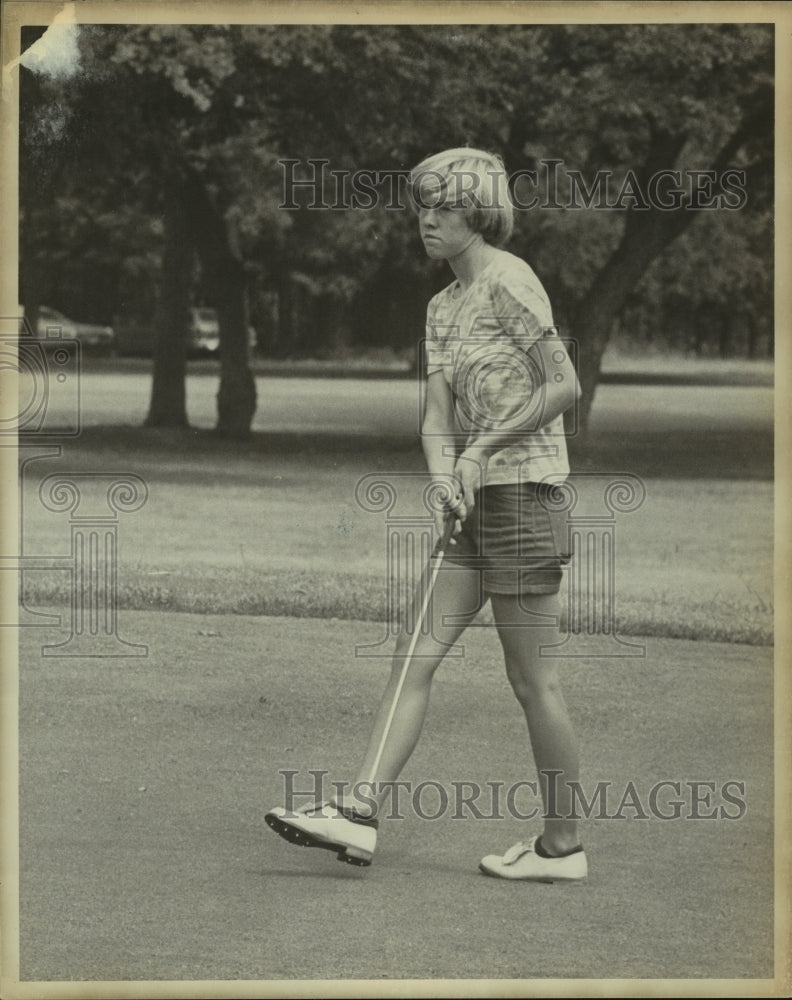 Press Photo Golfer Sue Clark - sas07578- Historic Images