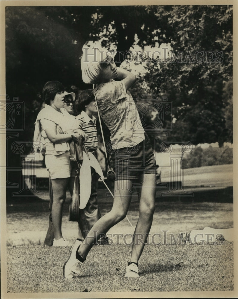 Press Photo Golfer Sue Clark - sas07579- Historic Images