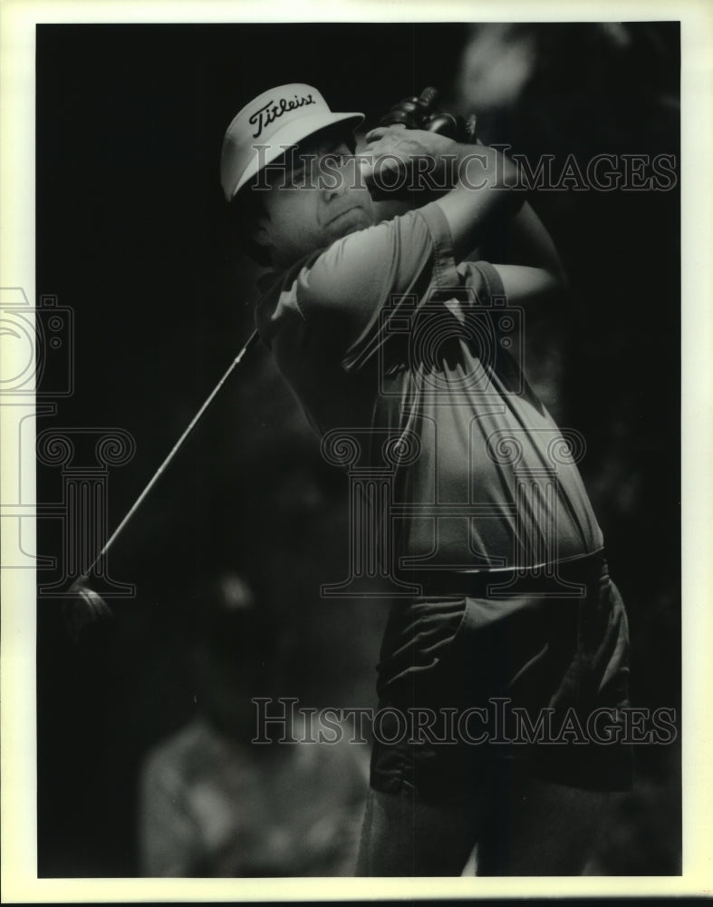 1988 Press Photo Golfer Bill Resendez at City Tournament - sas07623- Historic Images