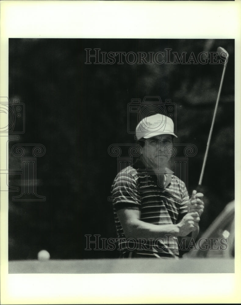 1988 Press Photo Golfer Marty Martinez at Men's City Tournament - sas07625- Historic Images