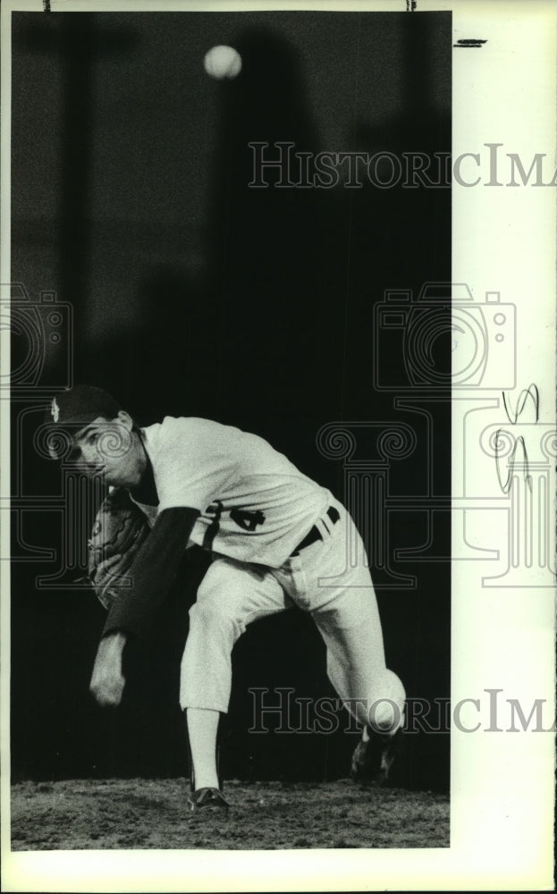 1988 Press Photo Joey Fuller, Jay High School Baseball Pitcher - sas07661- Historic Images