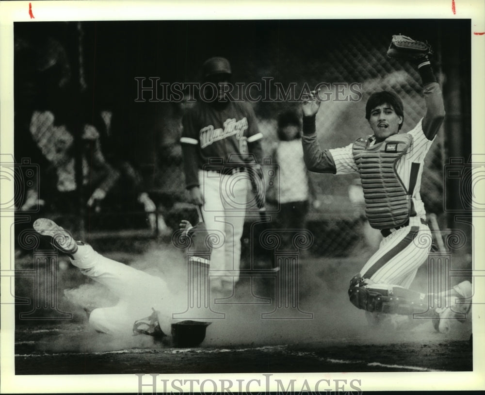 1989 Press Photo Lanier and Jefferson play high school baseball - sas07790- Historic Images