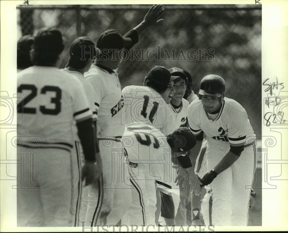 1989 Press Photo Edison and Lanier play high school basebll - sas07804- Historic Images