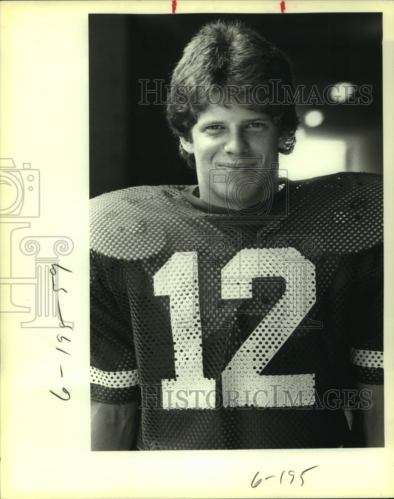 1983 Press Photo Scott Akron, John Jay High School Football Player of the Week- Historic Images