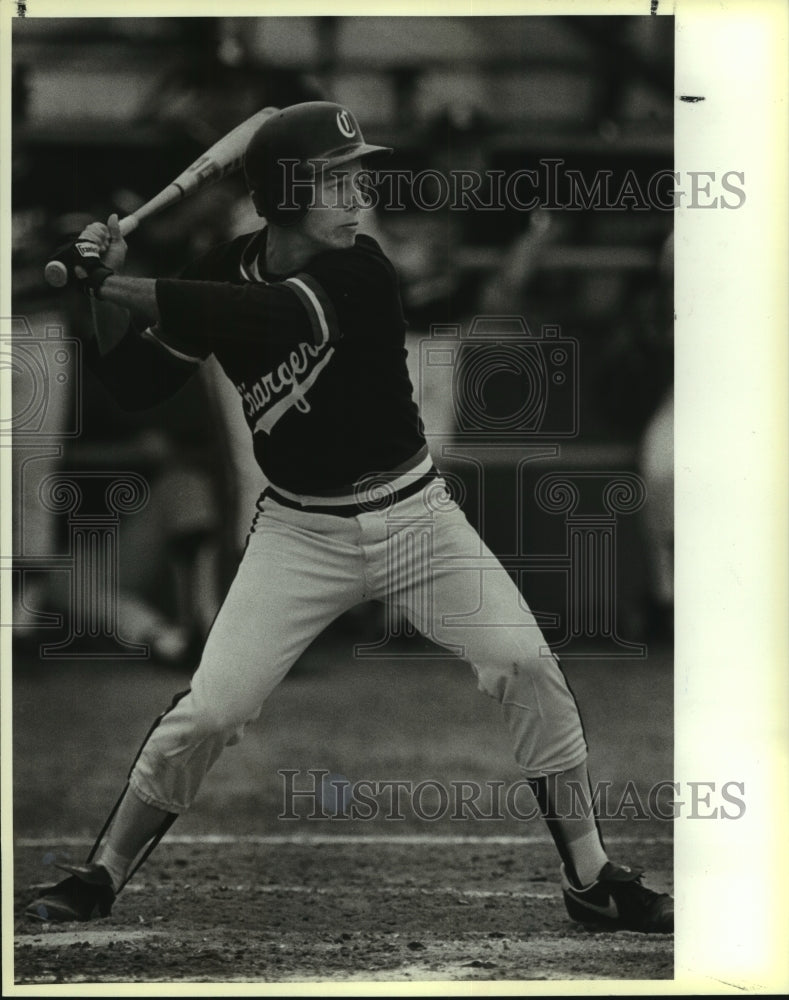 1988 Press Photo Churchill High baseball player John Ackroyd - sas07922- Historic Images
