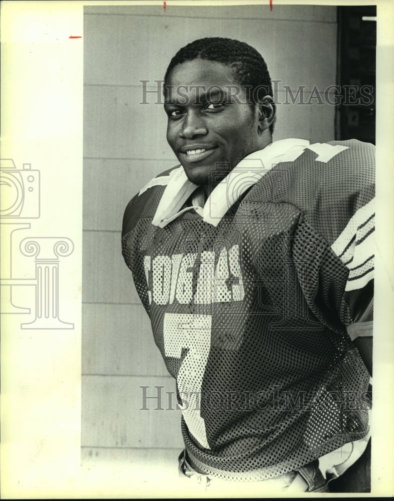 1989 Press Photo Bolce Gaillard, Cole High School Football Player - sas07957- Historic Images