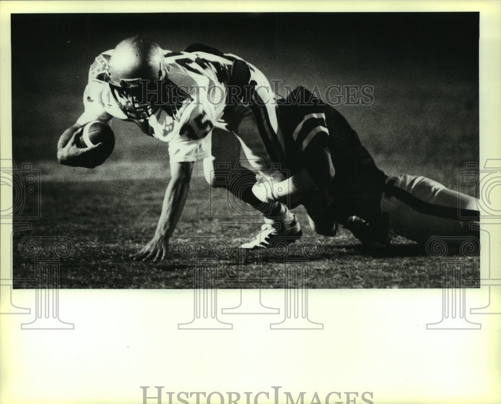 Press Photo Lee and Roosevelt High School Football Players at Game - sas08072- Historic Images