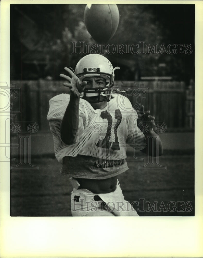 1983 Press Photo Frank Gasca, Holmes High School Football Player - sas08206- Historic Images