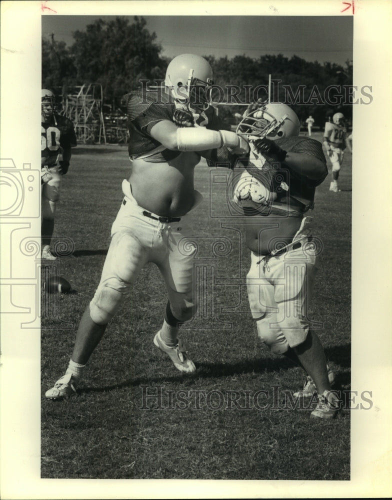 1983 Press Photo Bubba Goodrich, Holmes High School Football Player - sas08211- Historic Images