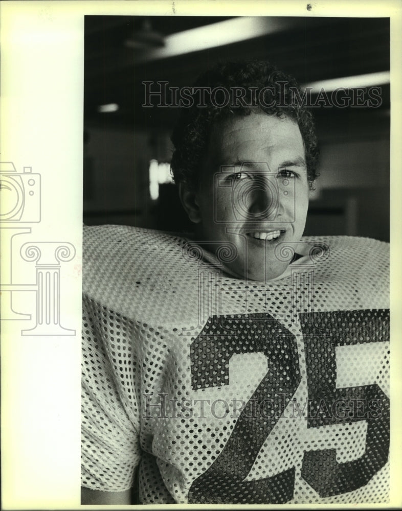 1984 Press Photo Mike Baker, John Marshall High School Football Player- Historic Images