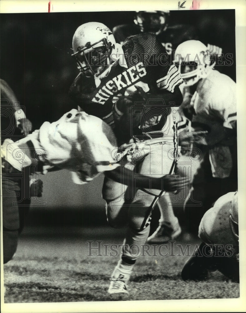 1984 Press Photo Ternell Washington, Holmes Huskies High School Football Player- Historic Images