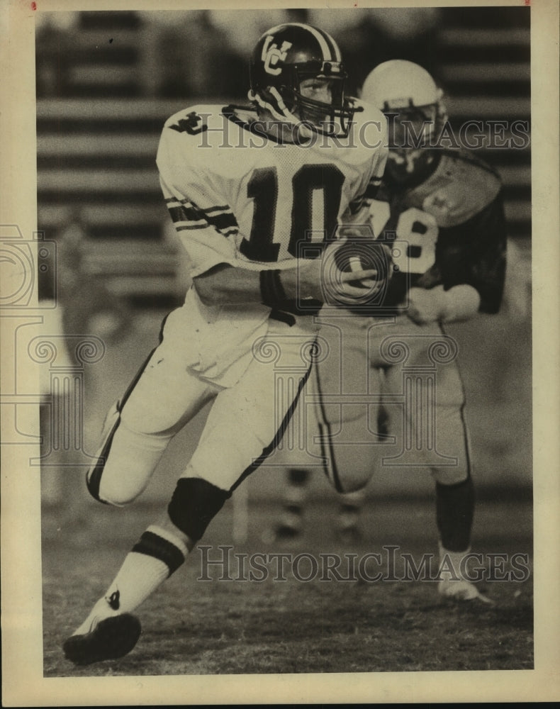 1982 Press Photo Mark Comhlander, Churchill High School Football Quarterback- Historic Images