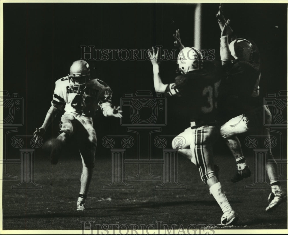 Press Photo Southwest and Clemens high schools play prep football - sas08335- Historic Images