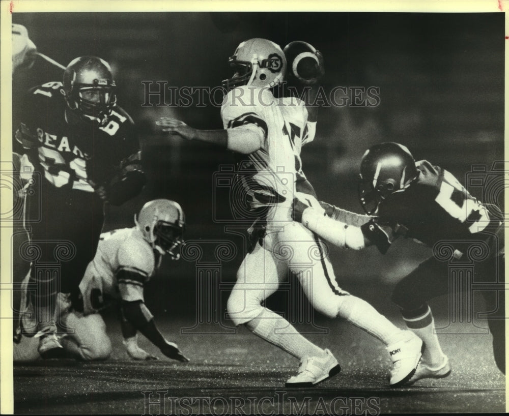 1983 Press Photo David Corana, Lanier High School Football Quarterback at Game- Historic Images