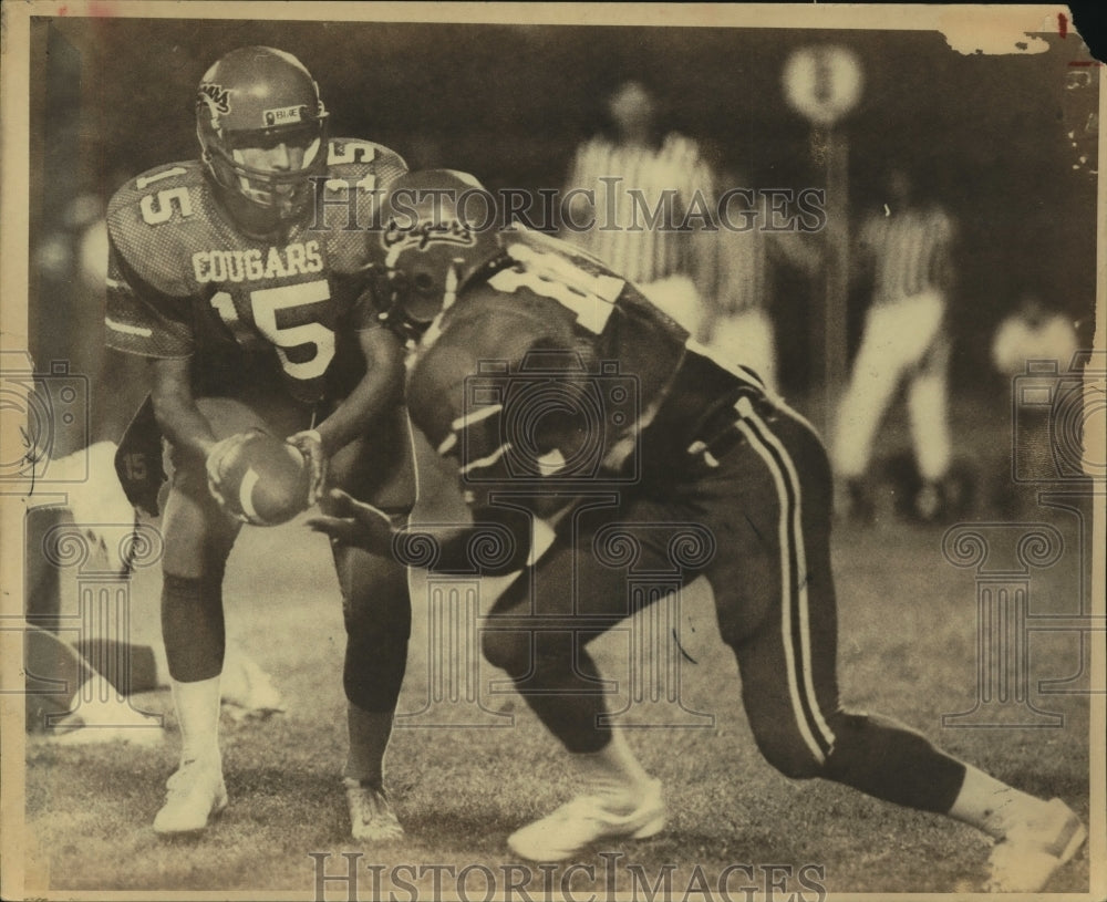 1982 Press Photo Jose DeLeon, South San Antonio High School Football Player- Historic Images