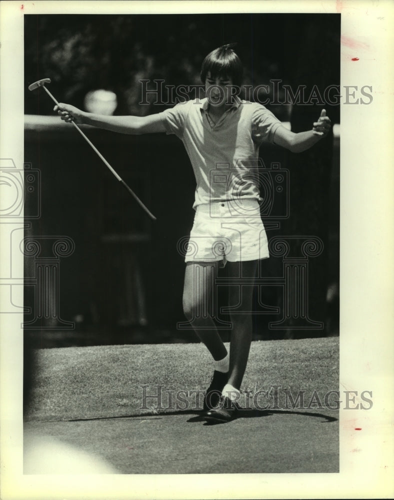 1983 Press Photo Golfer Steve Proctor at City Junior Golf Tournament - sas08592- Historic Images