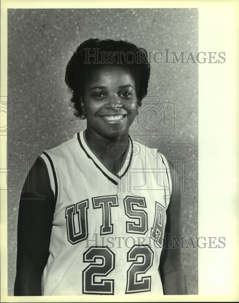 1983 Press Photo Alice Cannon, University of Texas San Antonio Basketball Player- Historic Images