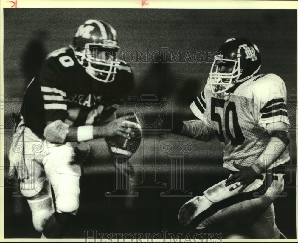 1984 Press Photo Keith Kaiser, MacArthur High School Football Quarterback- Historic Images