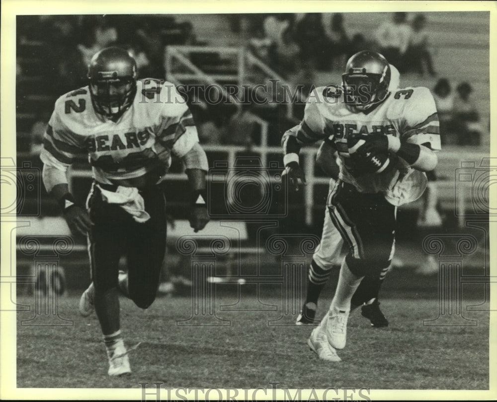 1985 Press Photo Terrell Washington, Edison Bears High School Football Player- Historic Images