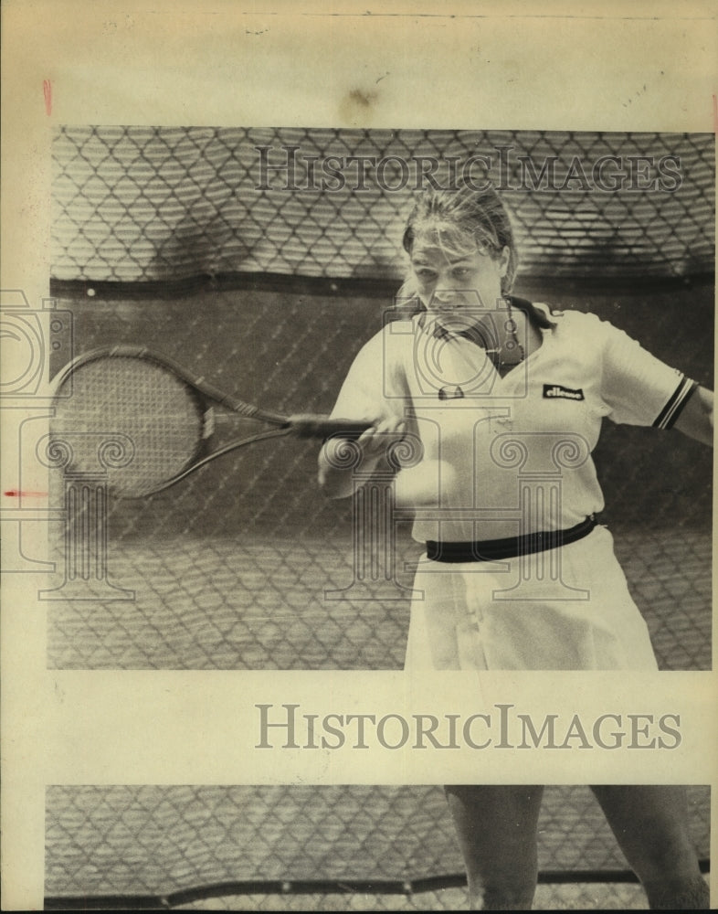 1982 Press Photo Beverly Bowes, Tennis Player at Finals - sas08875- Historic Images