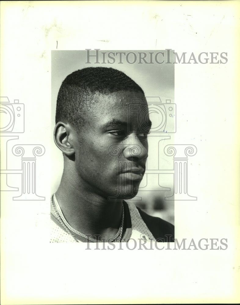 1988 Press Photo Ethridge Green, Edgewood High School Track Team Member- Historic Images