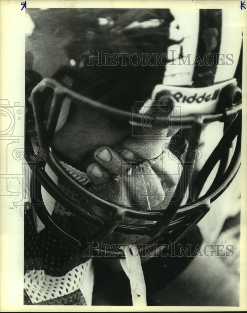 1982 Press Photo Doug Pashoian, Churchill High School Football Player- Historic Images