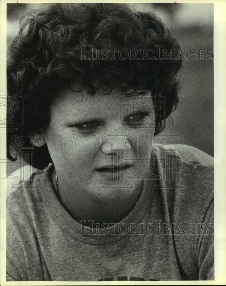 Press Photo Lisa Broomgoole, Southside High School Track Team Member - sas09184- Historic Images