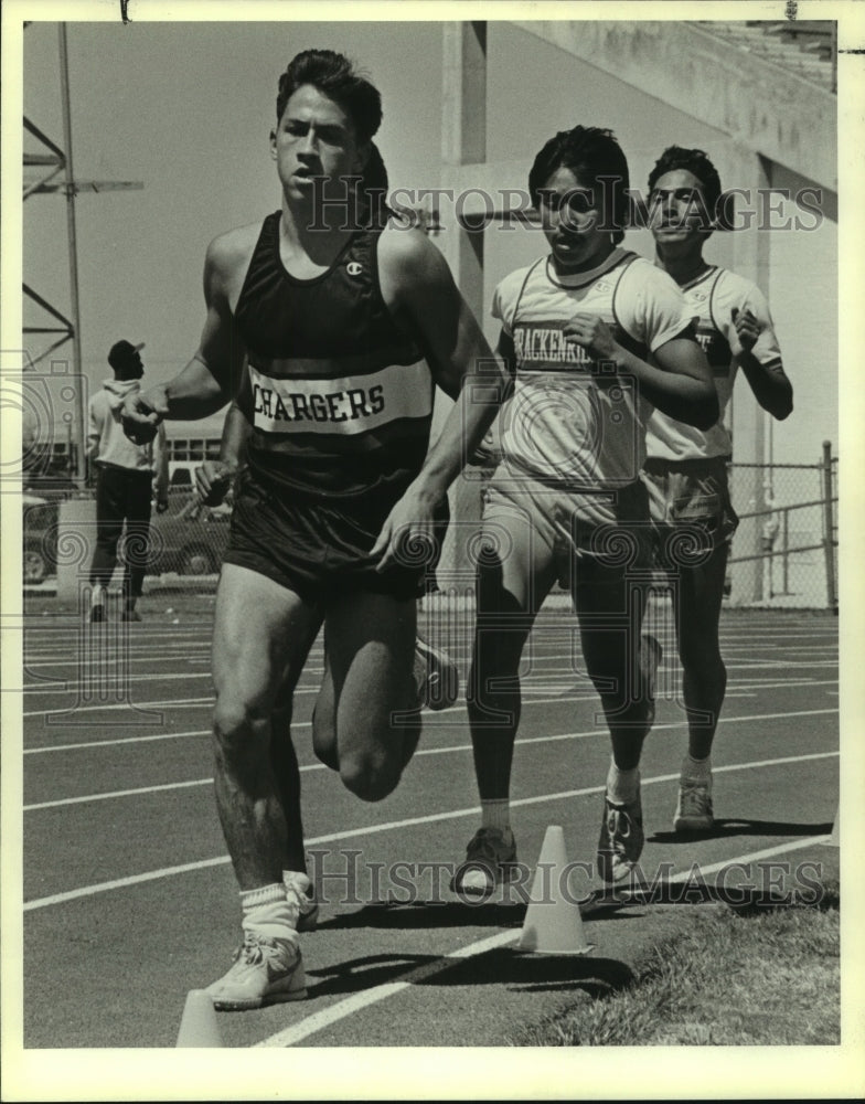 1988 Press Photo A quartet of San Antonio-area prep track athletes - sas09244- Historic Images