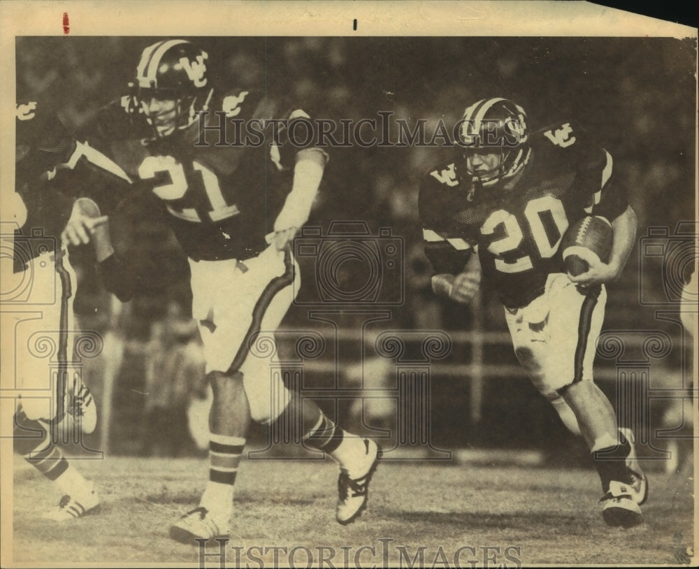 1982 Press Photo David Baker, Churchill High School Football Running Back- Historic Images