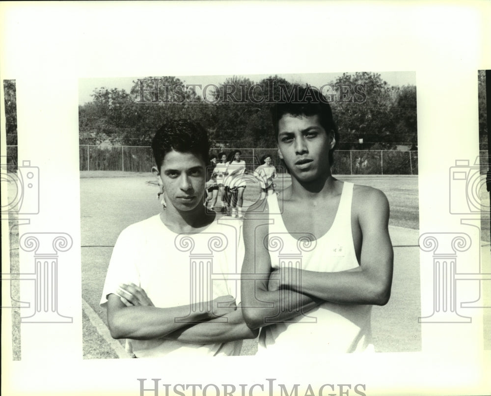 1991 Press Photo Anthony Montalbo, Jay High School Cross Country Track Runner- Historic Images