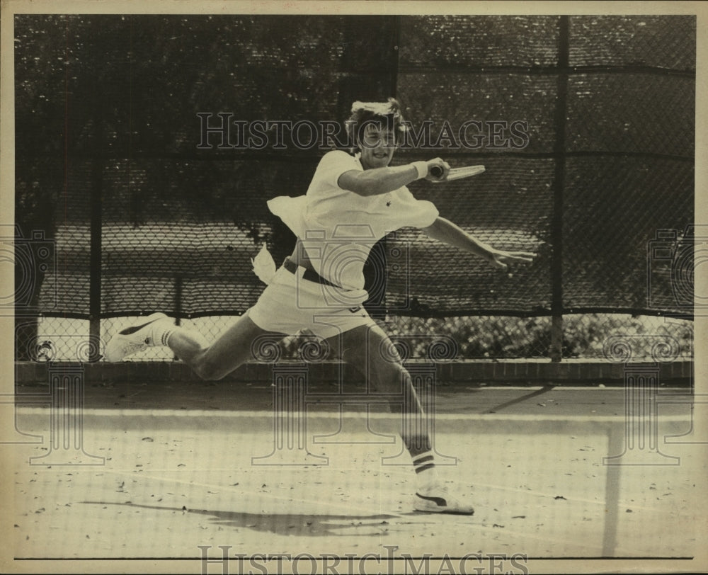 Press Photo Tony Giammalva, Trinity University Tennis Player - sas09609- Historic Images