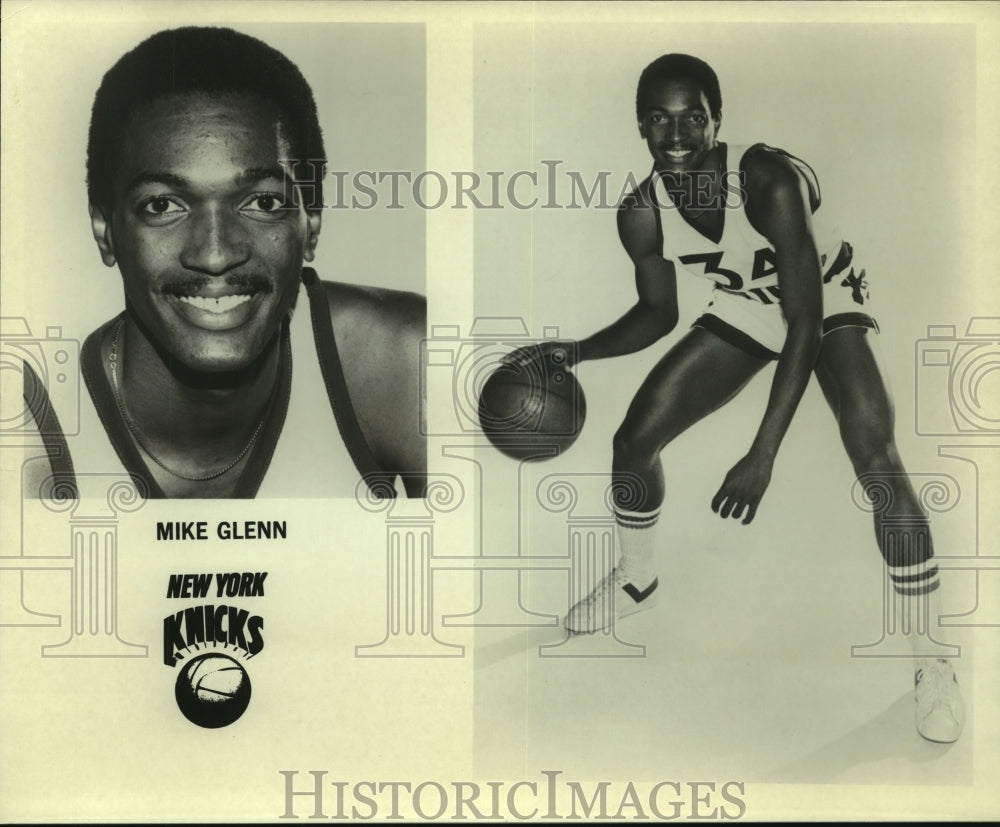 Press Photo New York Knicks basketball player Mike Glenn - sas09674- Historic Images