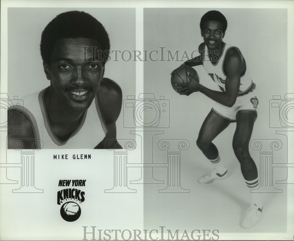 Press Photo New York Knicks basketball player Mike Glenn - sas09675- Historic Images