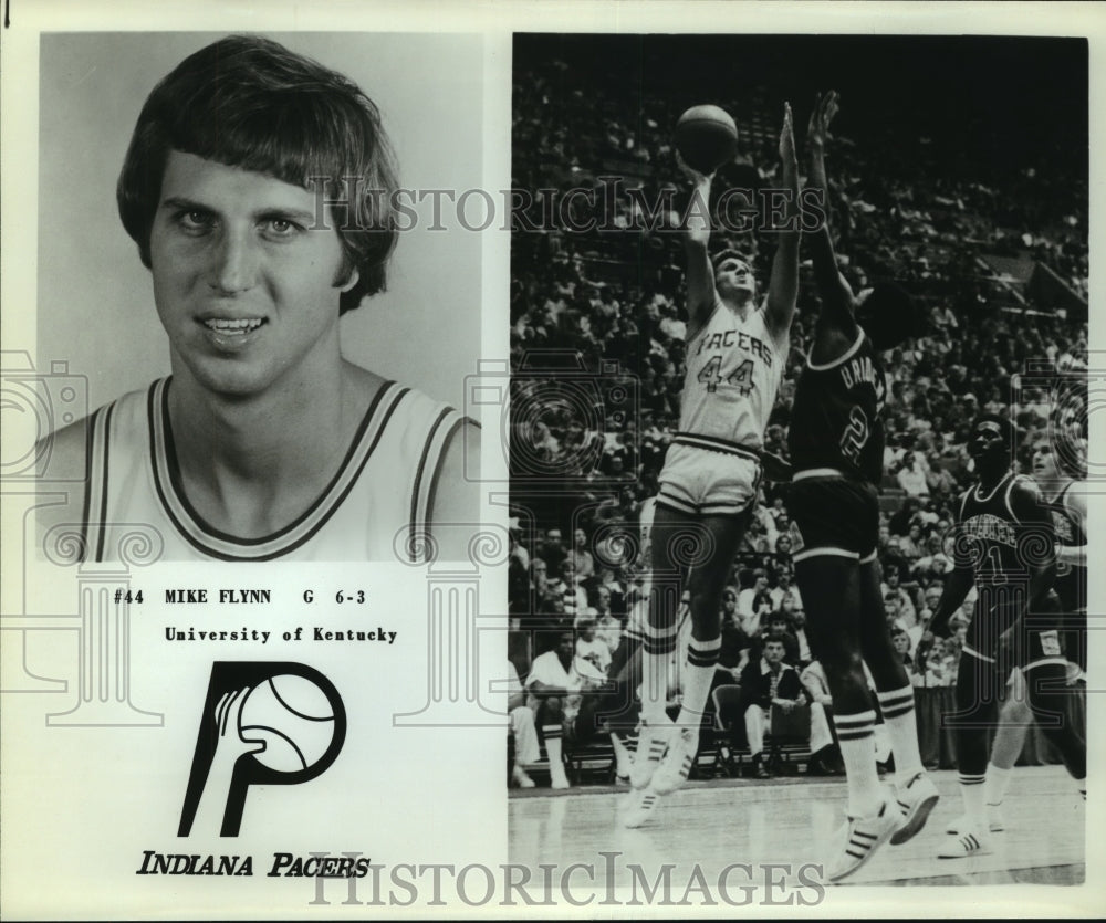 Press Photo Indiana Pacers basketball player Mike Flynn - sas09714- Historic Images