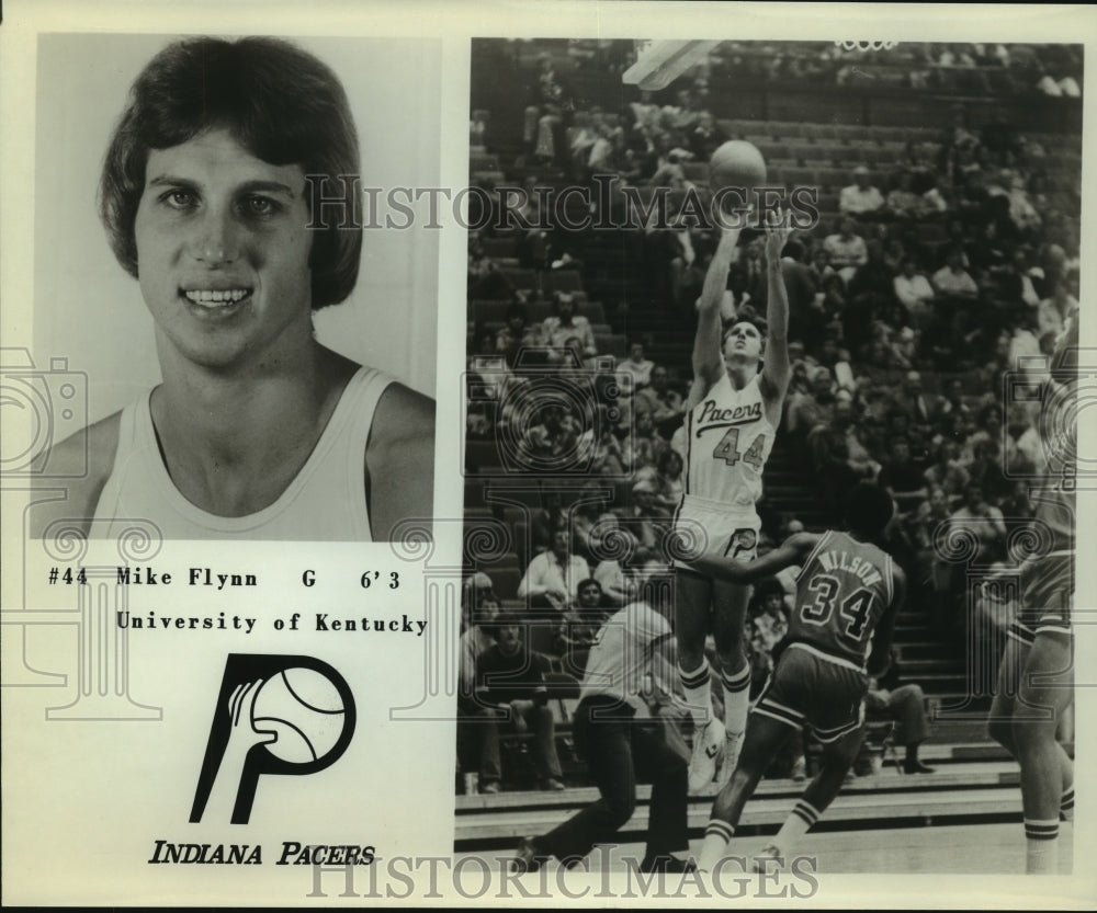 Press Photo Indiana Pacers basketball guard Mike Flynn - sas09715- Historic Images