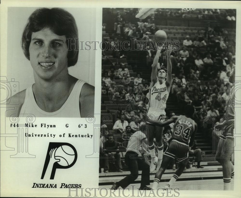 Press Photo Indiana Pacers basketball player Mike Flynn - sas09716- Historic Images