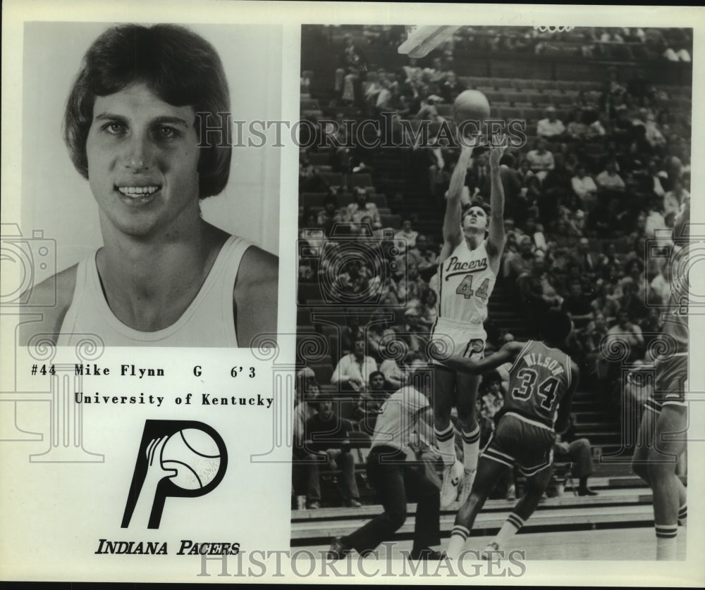 Press Photo Indiana Pacers basketball player Mike Flynn - sas09717- Historic Images