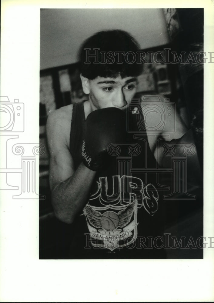 1991 Press Photo Golden Gloves boxer Paul Espino - sas09772- Historic Images