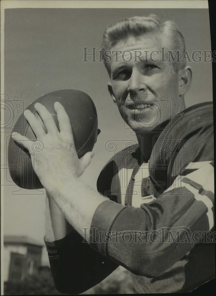Press Photo Vernon Glass, Rice Football Player - sas09831- Historic Images