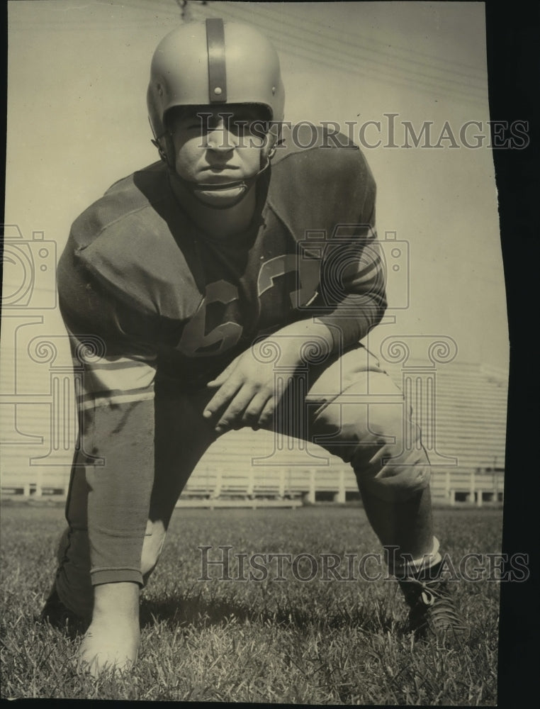 Press Photo Don Gilstrays, Hardin-Simmons University Football Player - sas09835- Historic Images