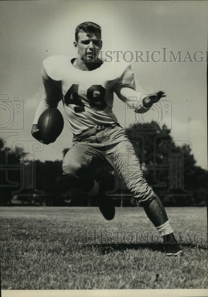 Press Photo Byron Gillory, Texas University Football Player - sas09836- Historic Images