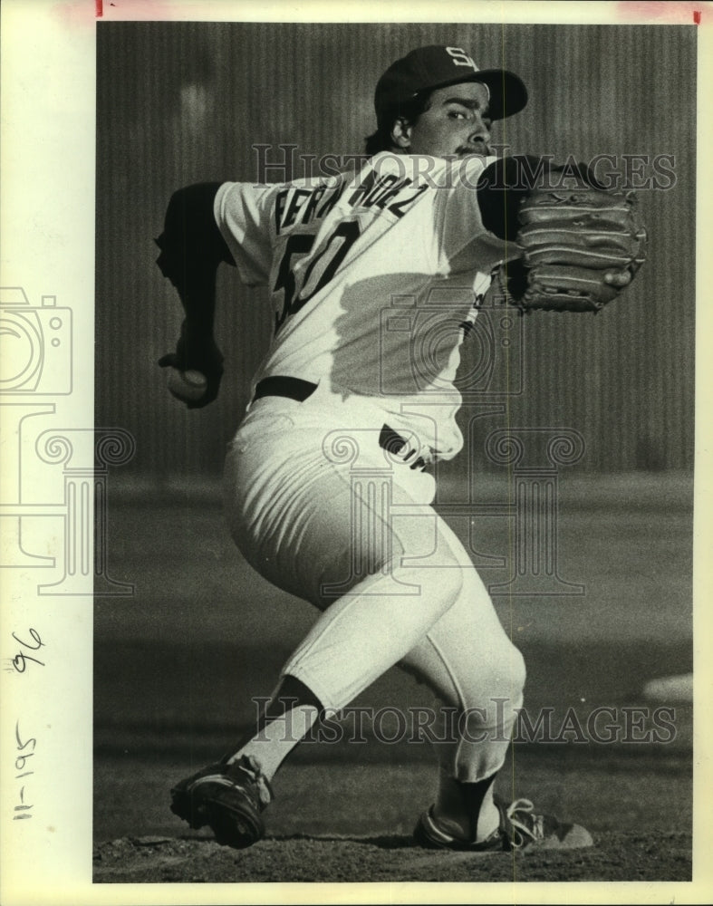 1983 Press Photo Sid Fernandez, Dodger Baseball Player - sas09895- Historic Images