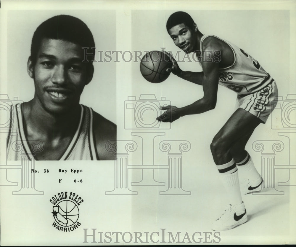 Press Photo Ray Epps, Golden State Warriors Basketball Player - sas09973- Historic Images