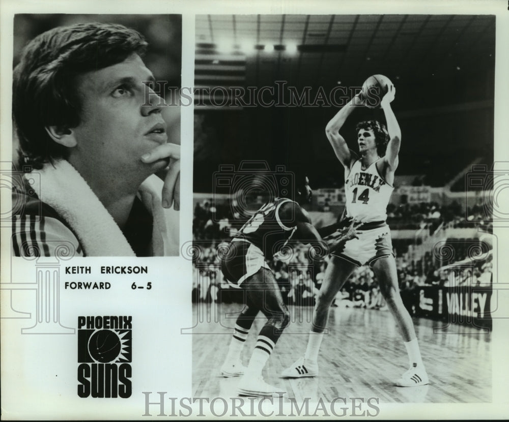 Press Photo Keith Erickson, Phoenix Suns Basketball Player at Game - sas09980- Historic Images