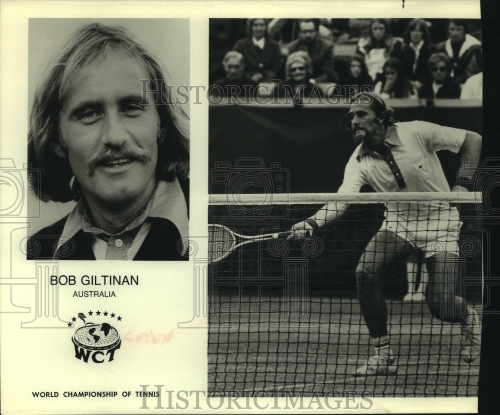 Press Photo Bob Giltinan, Australian Tennis Player at Match - sas10058- Historic Images